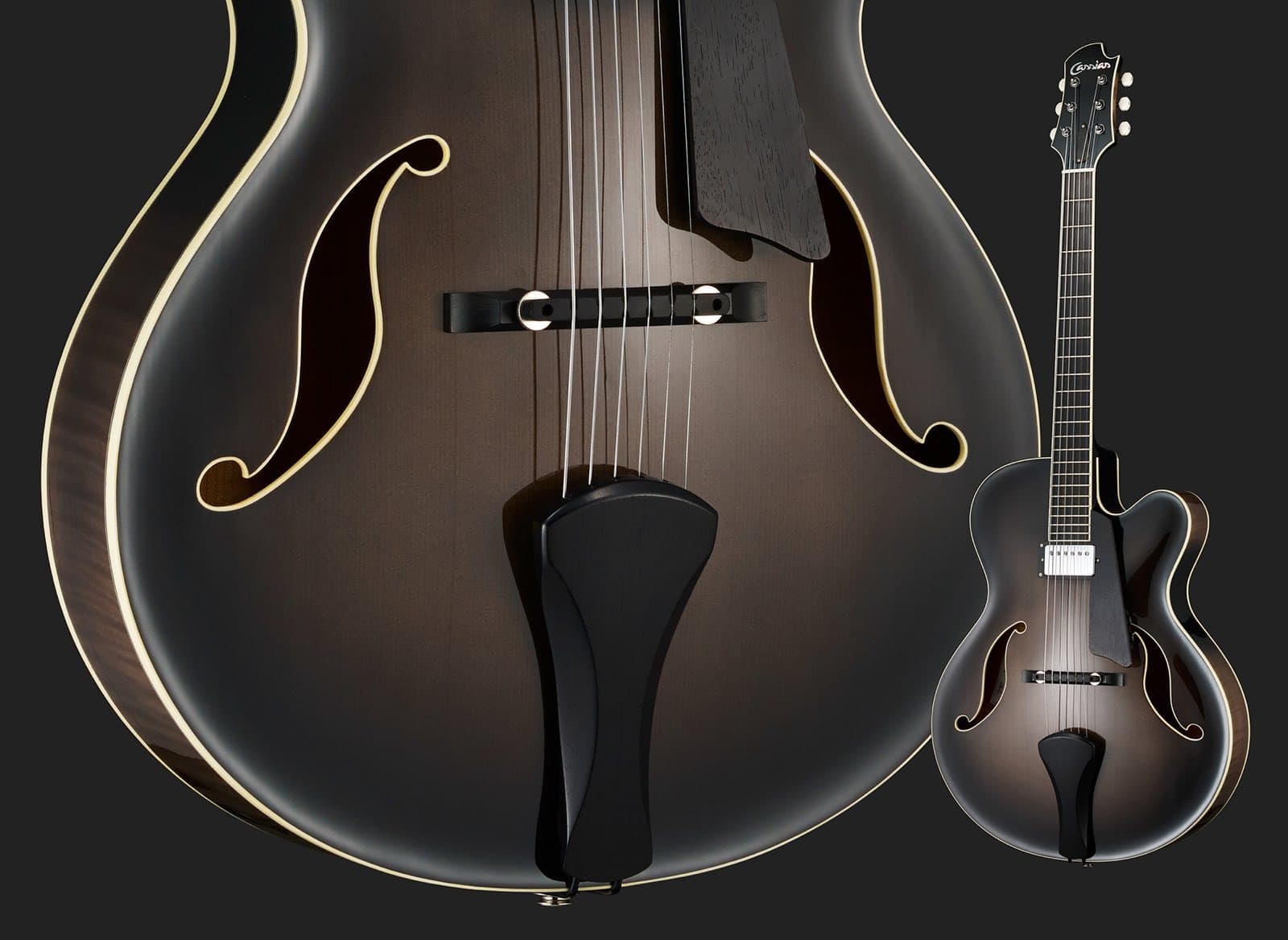 Luthier - Cassias - Guitarra Acústica - Jazz Elite Brownie