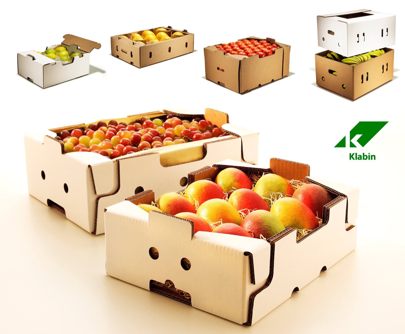 Embalagens - Papelão Ondulado - Embalagens Frutas - Klabin.